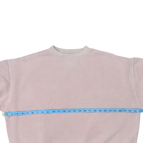 Reebok Men Pink Sweatshirt Medium Size Cotton Casual