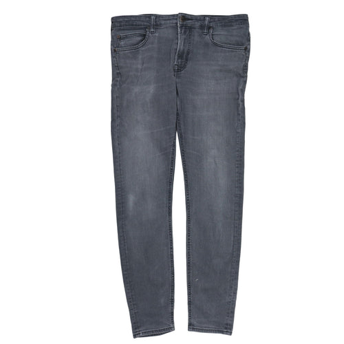 Lee Men’s Grey Malone Slim Fit Denim Jeans W33 L32