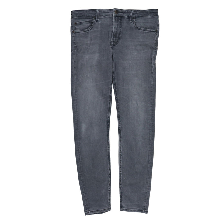Lee Men’s Grey Malone Slim Fit Denim Jeans W33 L32