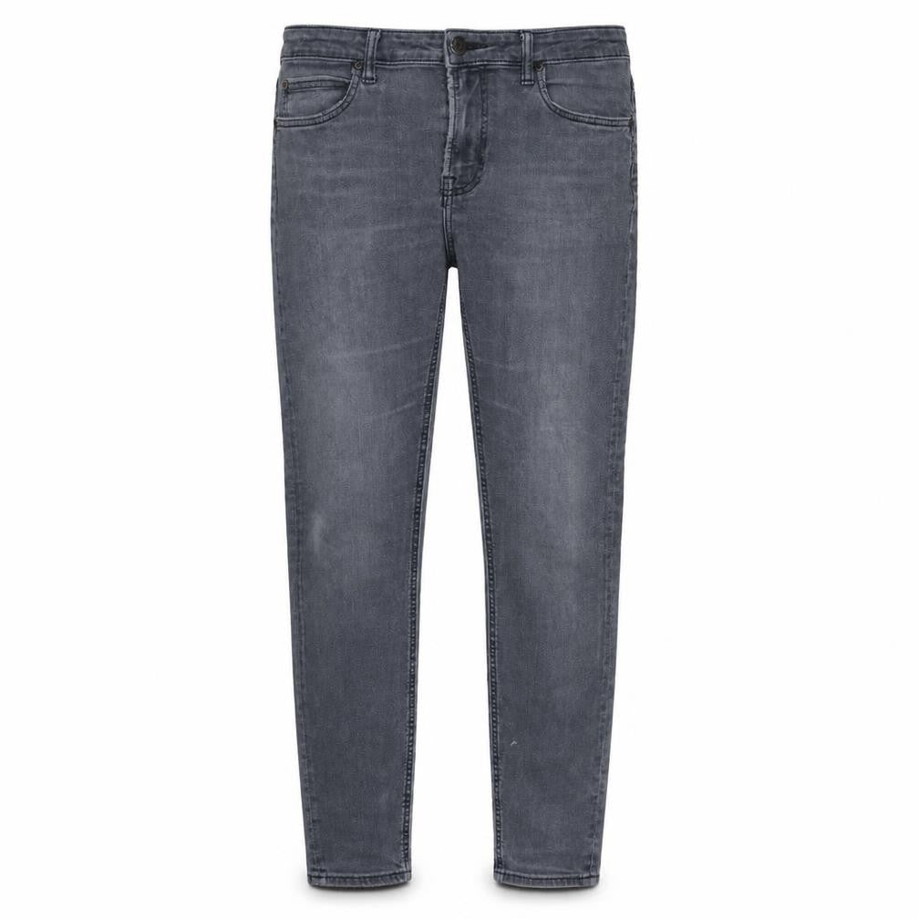 Front view of Lee Men’s Grey Malone Slim Fit Denim Jeans W33 L32