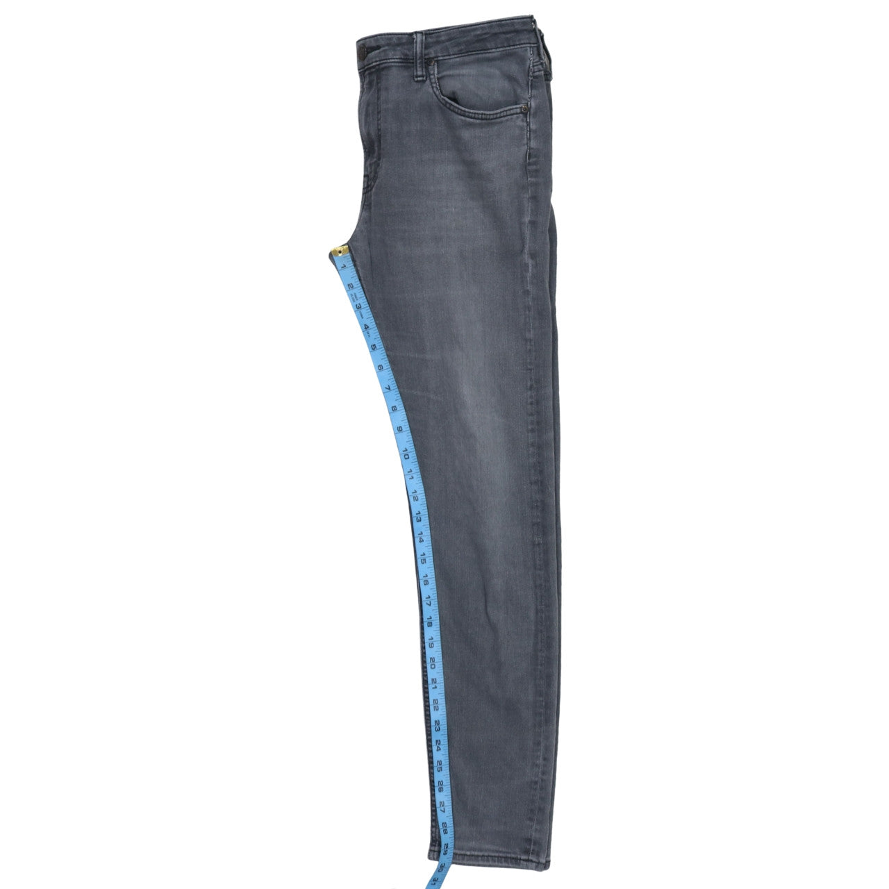 Lee Men’s Grey Malone Slim Fit Denim Jeans W33 L32
