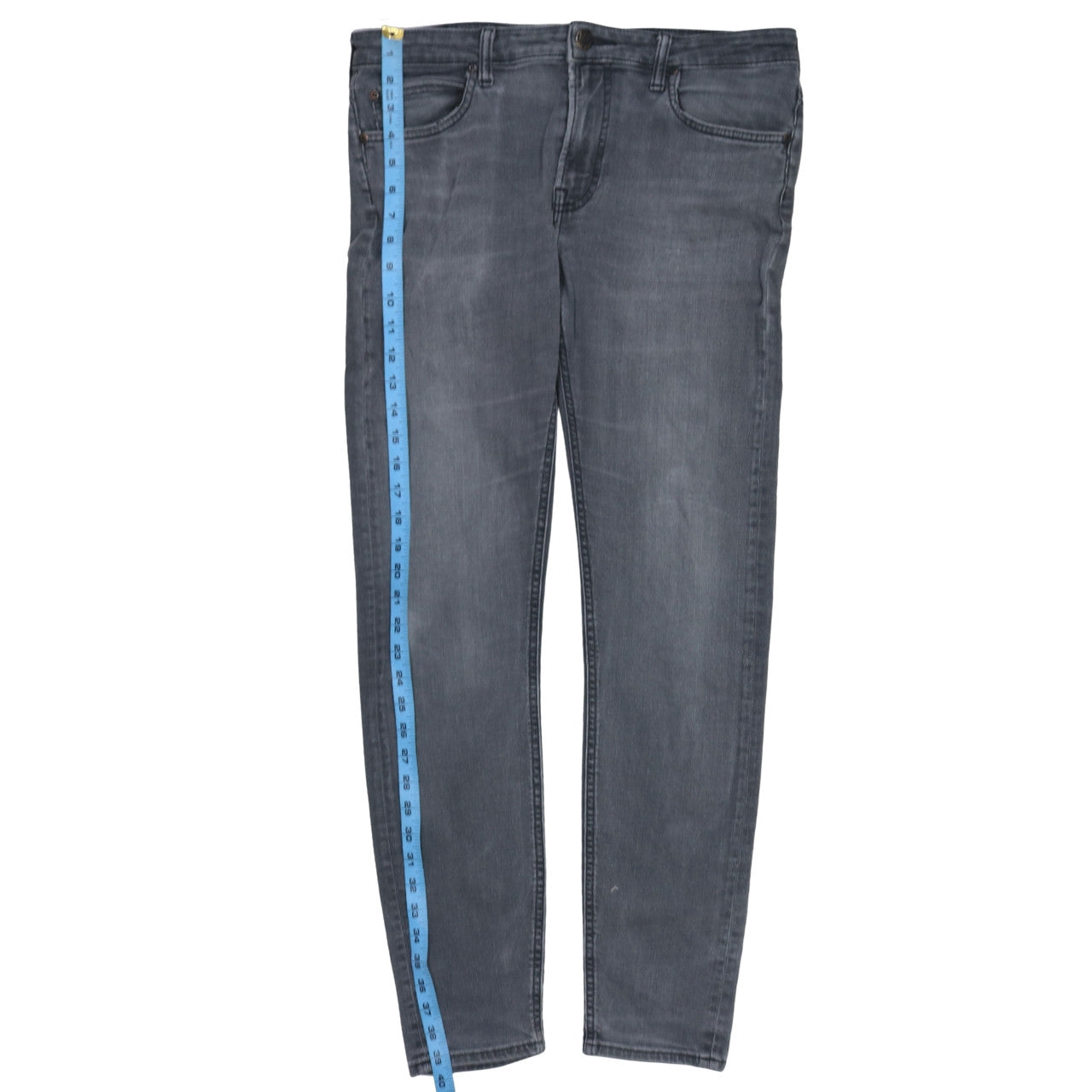 Lee Men’s Grey Malone Slim Fit Denim Jeans W33 L32