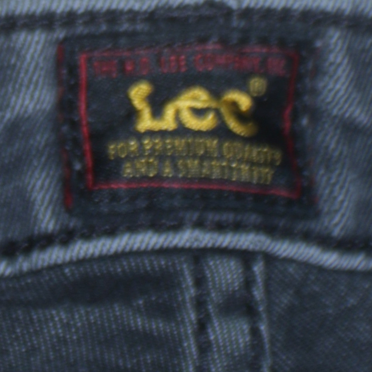 Lee Men’s Grey Malone Slim Fit Denim Jeans W33 L32