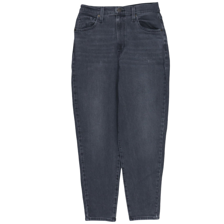 Levi's Women High Waisted Mom Jeans Black Size 28 Classic Denim
