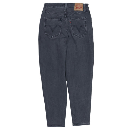 Levi's Women High Waisted Mom Jeans Black Size 28 Classic Denim