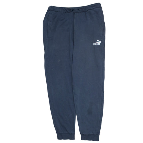 Puma Men Blue Regular Fit Sweatpants L Sports Joggers