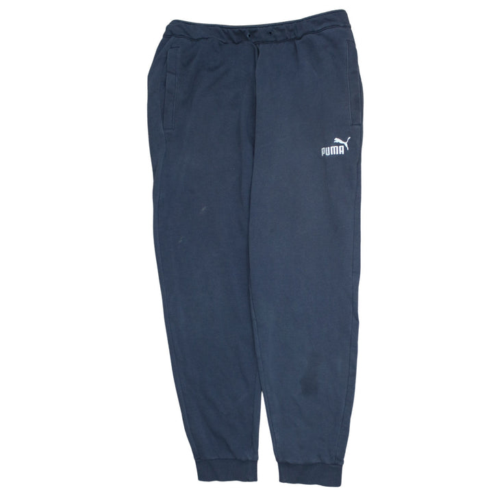 Puma Men Blue Regular Fit Sweatpants L Sports Joggers