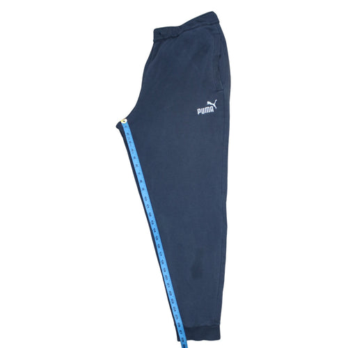 Puma Men Blue Regular Fit Sweatpants L Sports Joggers