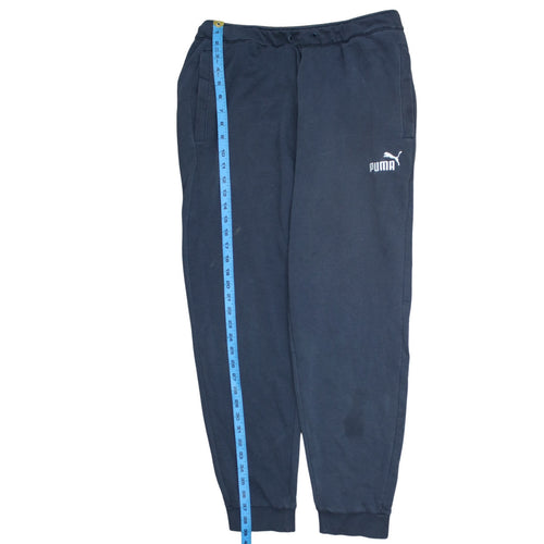 Puma Men Blue Regular Fit Sweatpants L Sports Joggers