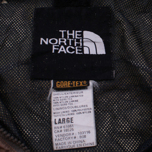 The North Face Men's Brown Waterproof Hooded Parka Jacket L