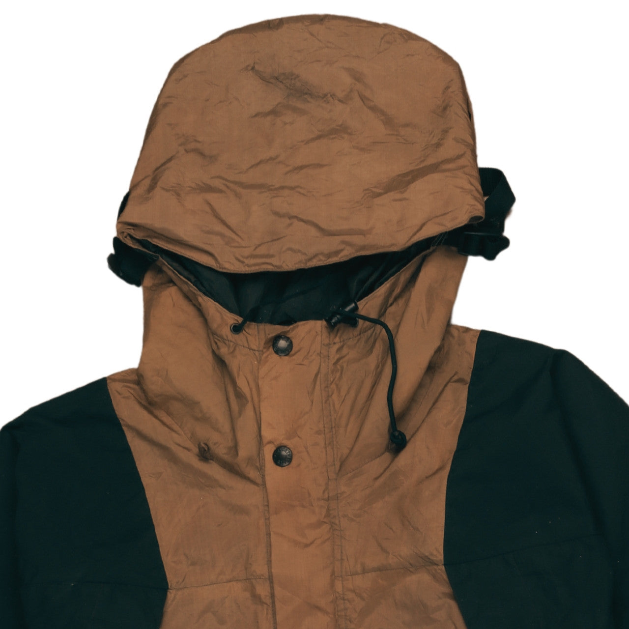 The North Face Men's Brown Waterproof Hooded Parka Jacket L