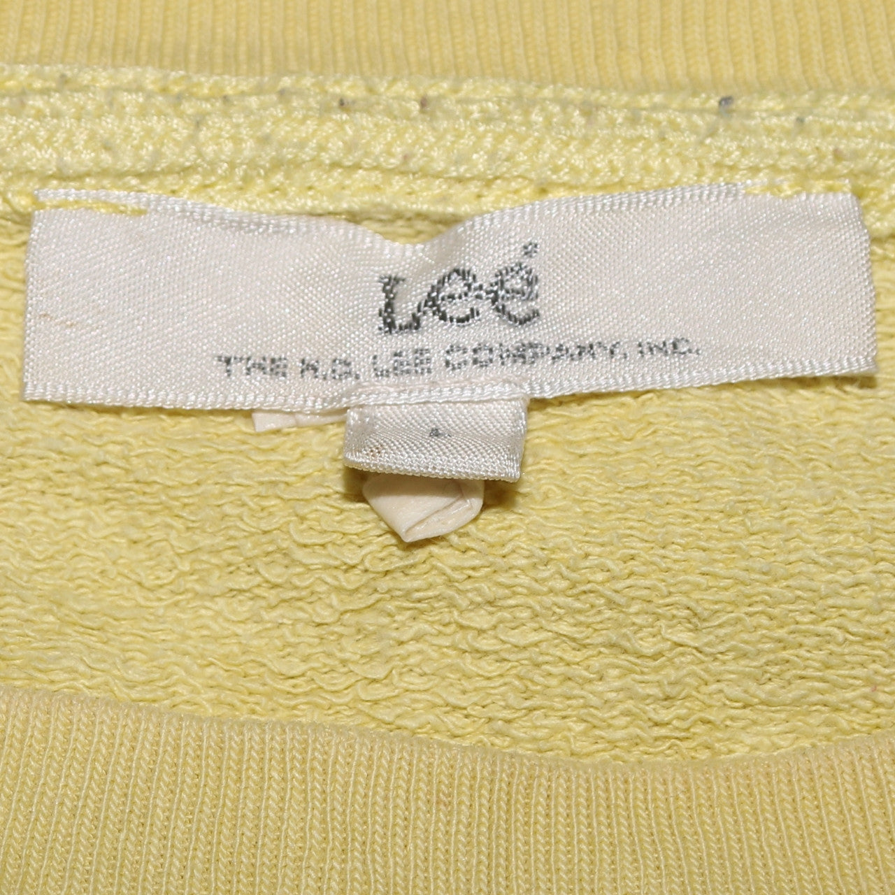 Lee Jeans Womens Yellow Cotton Pullover Sweatshirt M