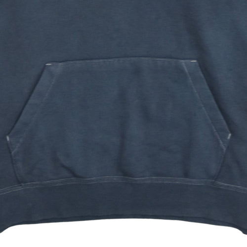 Nike Men’s Blue Pullover Hoodie Medium Fleece Embroidered Logo