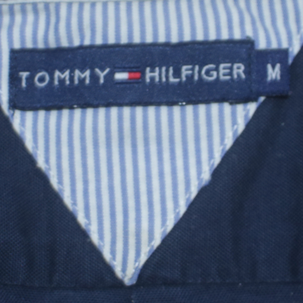 Tommy Hilfiger Men's Blue Long Sleeve Button-Down Cotton Shirt M