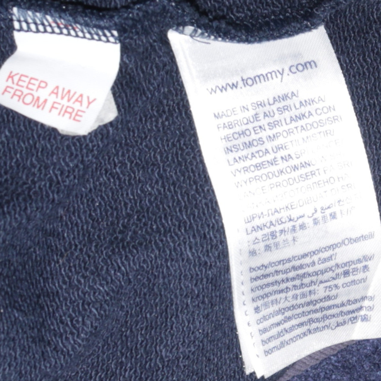 Tommy Hilfiger Men's Blue Full Zip Hoodie Size M
