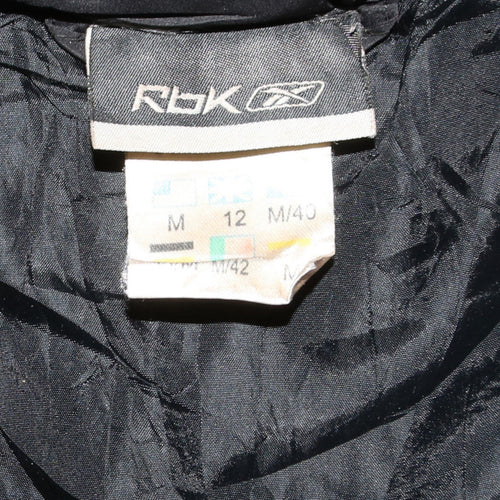 Reebok Women’s Black Long Puffer Coat Size 12 Winter Jacket