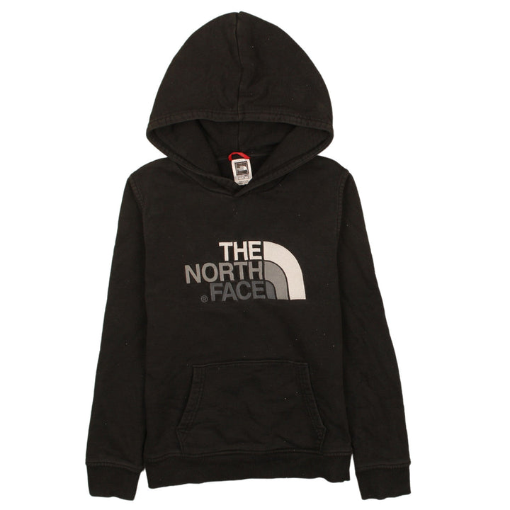 The North Face Boys Black Pullover Hoodie L Logo Fleece Sweatshirt