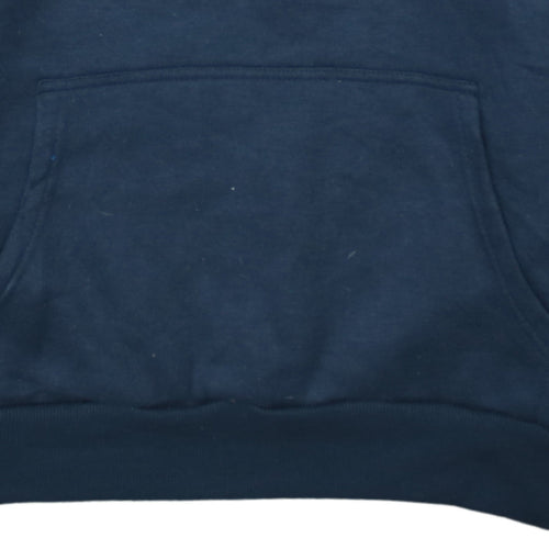 Lee Cooper Men’s Blue Pullover Hoodie Size L Regular Fit