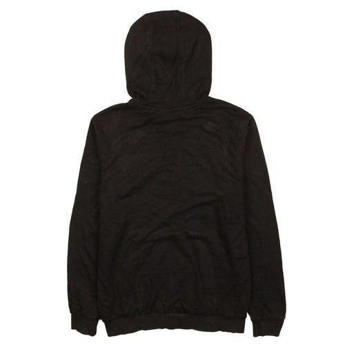 Adidas Boys Black Pullover Hoodie 13-14 Years Classic Logo Cotton Blend