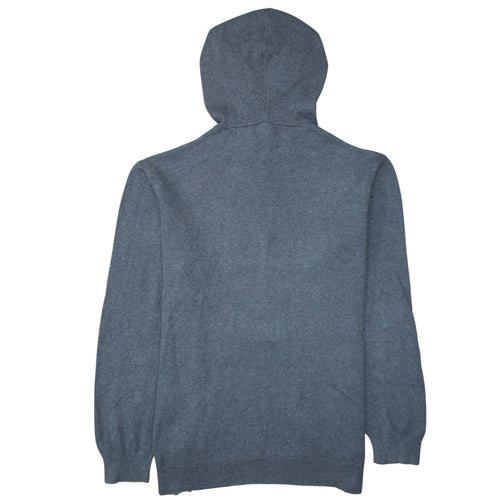 Adidas Womens Grey Hooded Pullover Jumper Size L