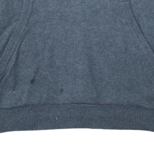 Adidas Womens Grey Hooded Pullover Jumper Size L
