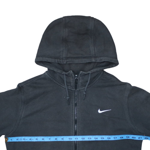 Nike Men's Black Full Zip Hoodie Sweatshirt Size M