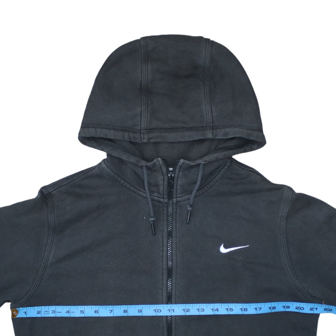 Nike Men's Black Full Zip Hoodie Sweatshirt Size M