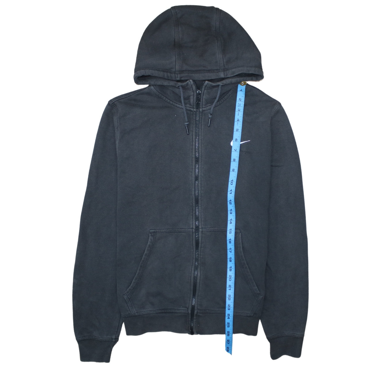Nike Men's Black Full Zip Hoodie Sweatshirt Size M