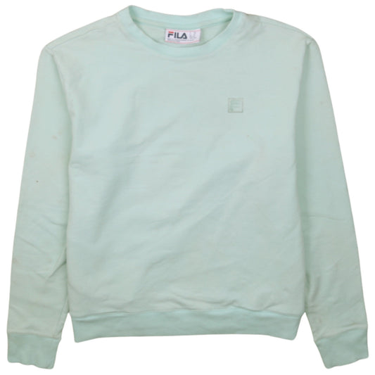 FILA Women’s Mint Green Sweatshirt Medium Pullover Crew Neck Casual Top