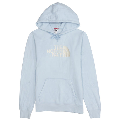 The North Face Women's Light Blue Pullover Hoodie Size S Cotton Casual