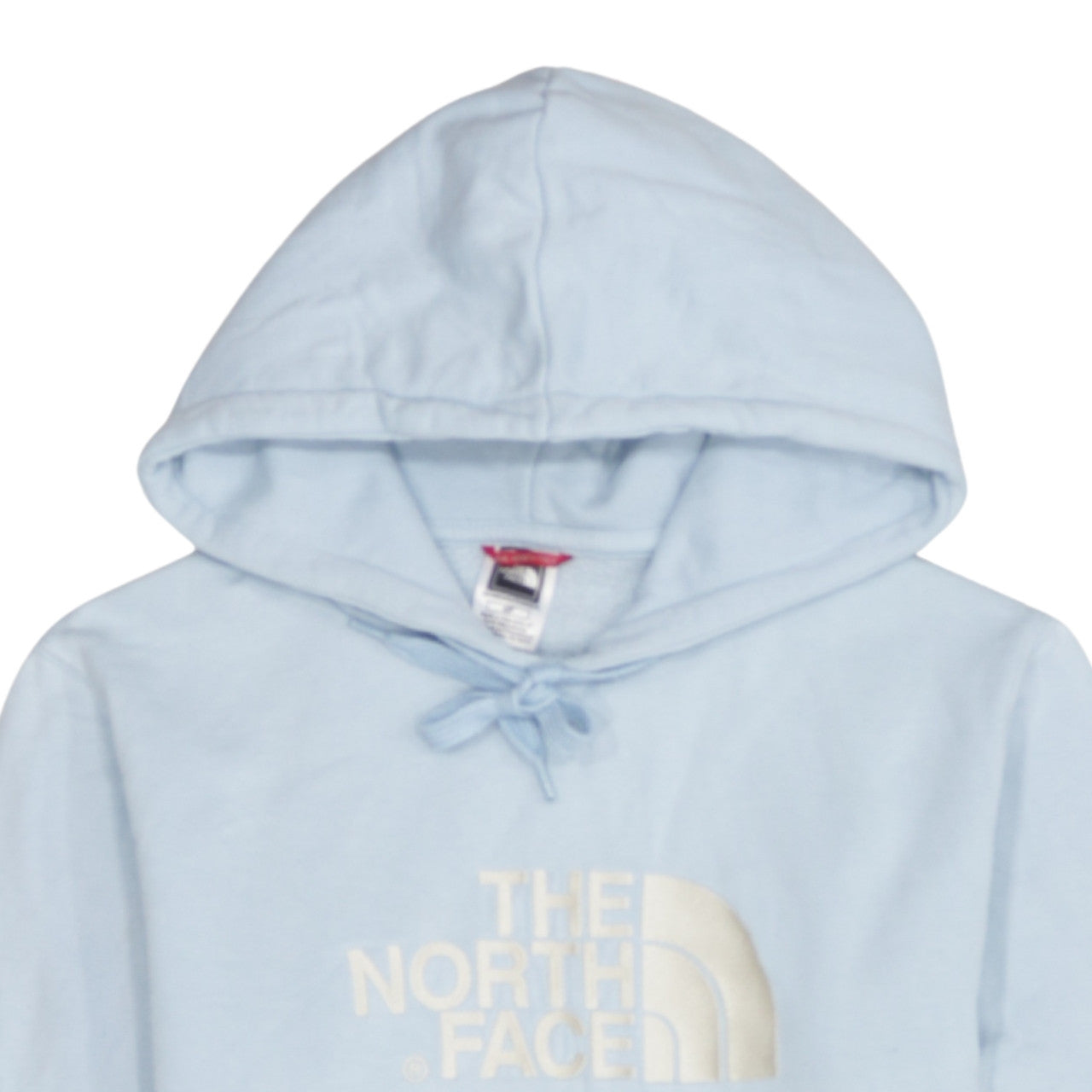 The North Face Women's Light Blue Pullover Hoodie Size S Cotton Casual
