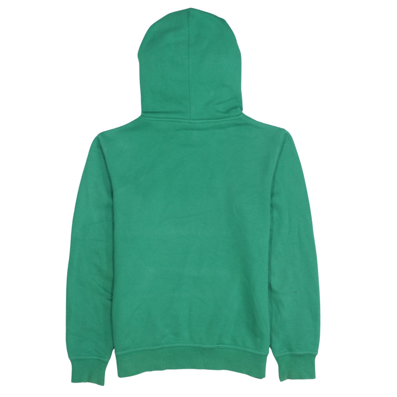 Quiksilver Boys Green Pullover Hoodie 10 Years Logo Graphic Cotton Blend