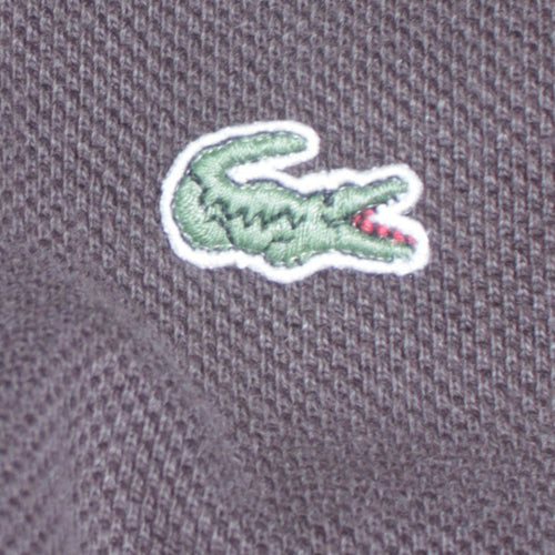 Lacoste Men's Grey 1/4 Zip Cotton Sweatshirt Pullover L