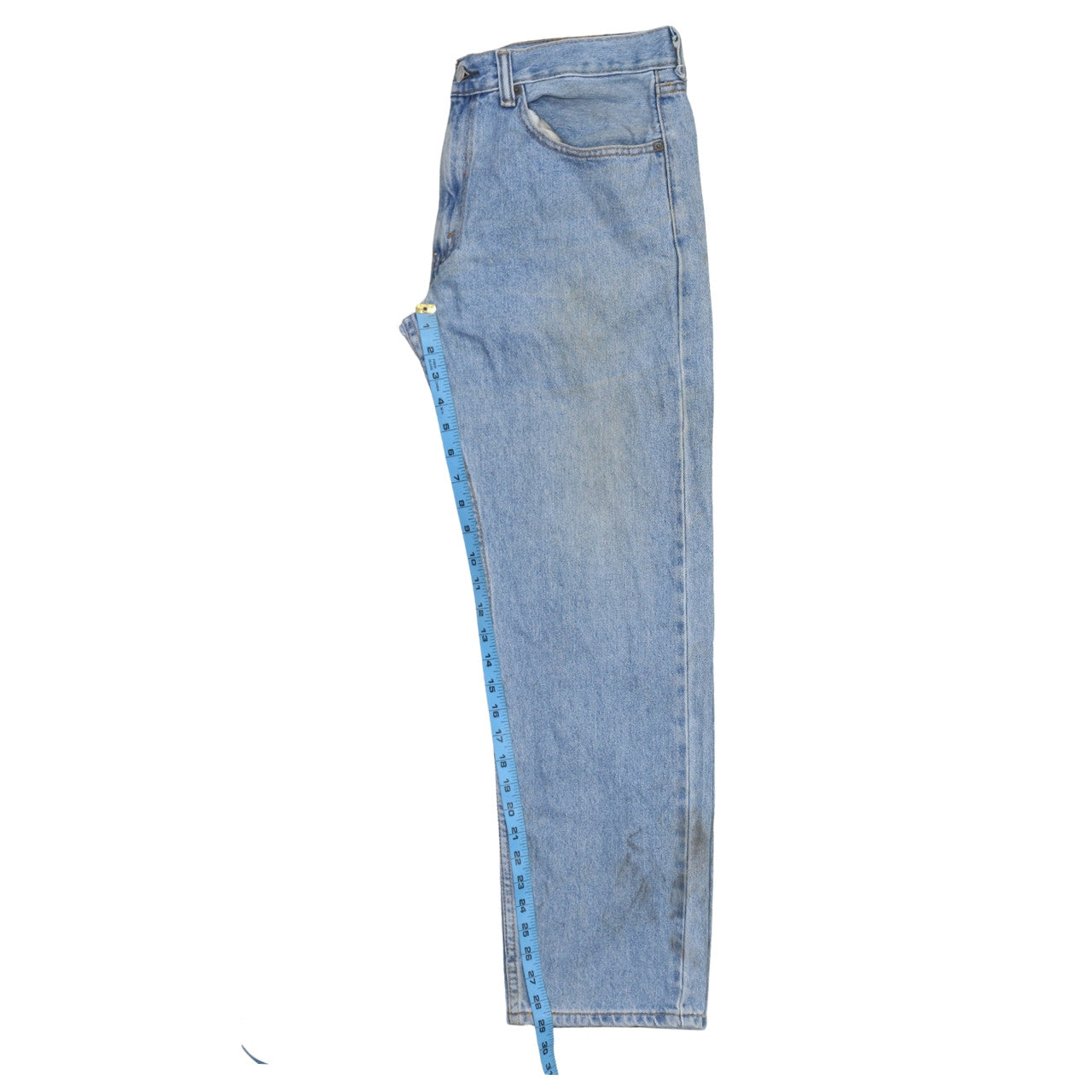 Levi Strauss Men's Blue 505 Straight Leg Denim Jeans W34 L31