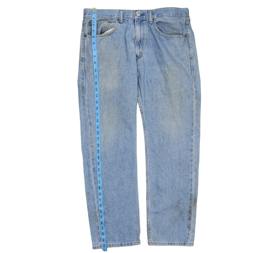 Levi Strauss Men's Blue 505 Straight Leg Denim Jeans W34 L31