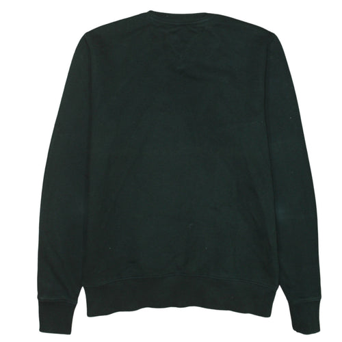 Tommy Hilfiger Men's Green Vintage Fit Embroidered Sweatshirt S