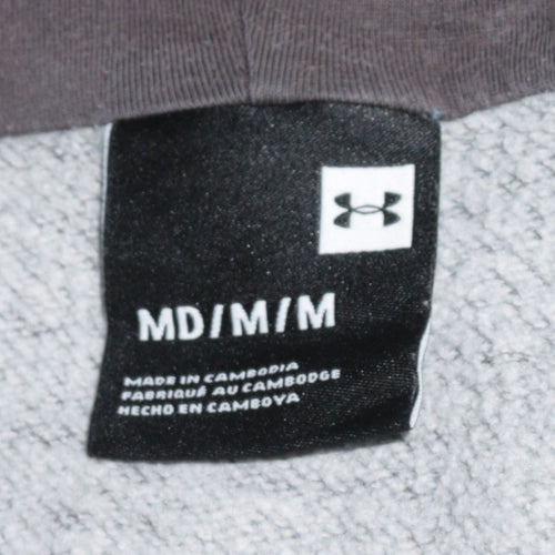 Under Armour Men's Grey Full Zip Hoodie Size M Classic Fit