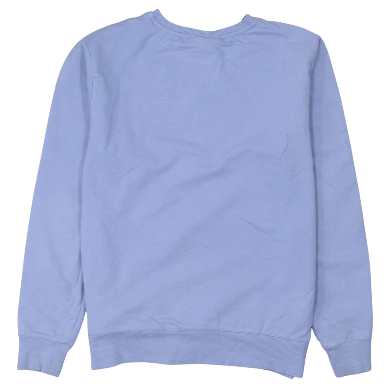 Fila Women's Blue Crew Neck Pullover Sweatshirt Size M Cotton Blend