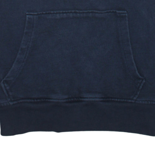 Levi's Men's Blue Pullover Hoodie Small Logo Fleece Sweatshirt