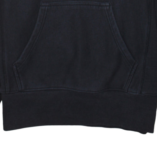Champion Men’s Black Pullover Hoodie Small Embroidered Logo Fleece