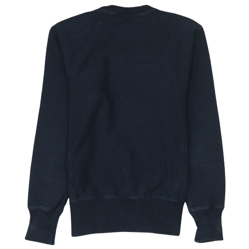 Champion Men's Blue Small Reverse Weave Crew Neck Sweatshirt