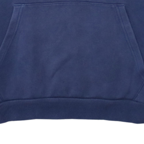 Puma Mens Navy Blue Pullover Hoodie Medium Cotton Blend