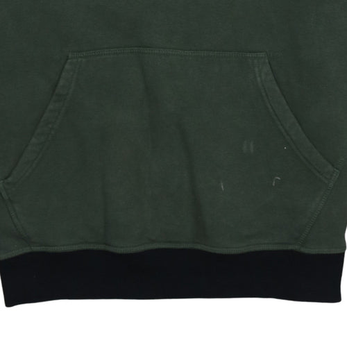 Ellesse Men’s Green Black Pullover Hoodie Size M Fleece Sportswear