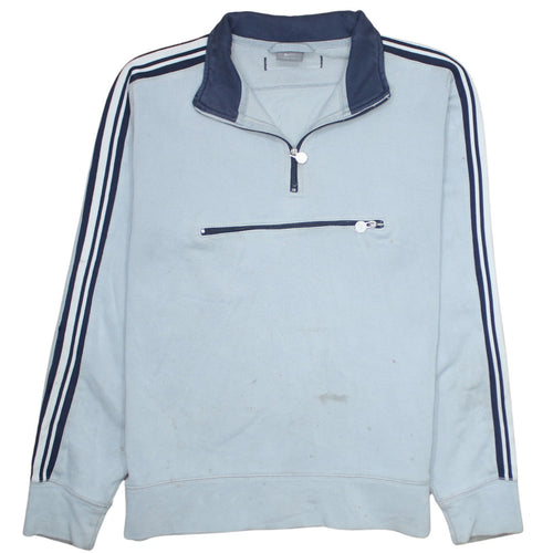 Nike Mens Blue 1/2 Zip Sports Sweatshirt Size M Regular Fit