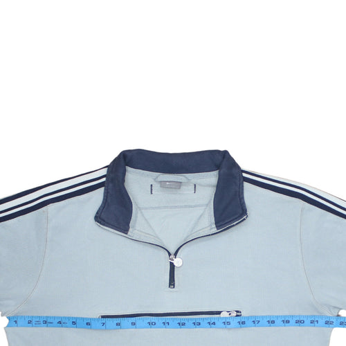 Nike Mens Blue 1/2 Zip Sports Sweatshirt Size M Regular Fit