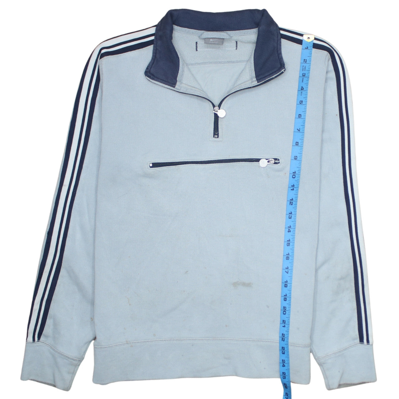 Nike Mens Blue 1/2 Zip Sports Sweatshirt Size M Regular Fit