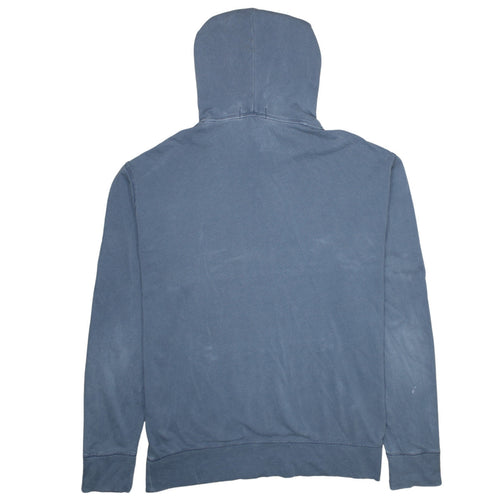 Polo Ralph Lauren Men's Blue Cotton Pullover Hoodie Size L