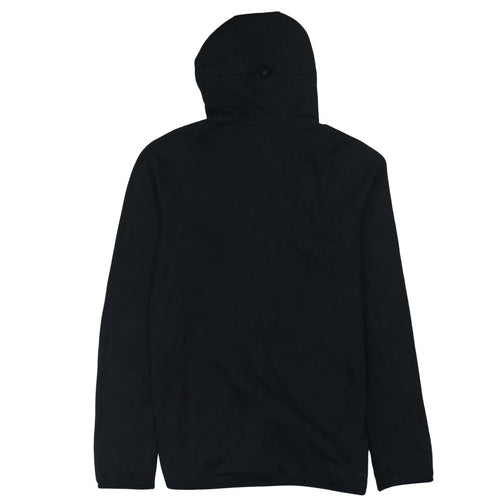 Adidas Men's Black Full Zip Hoodie Size M Lightweight Fleece