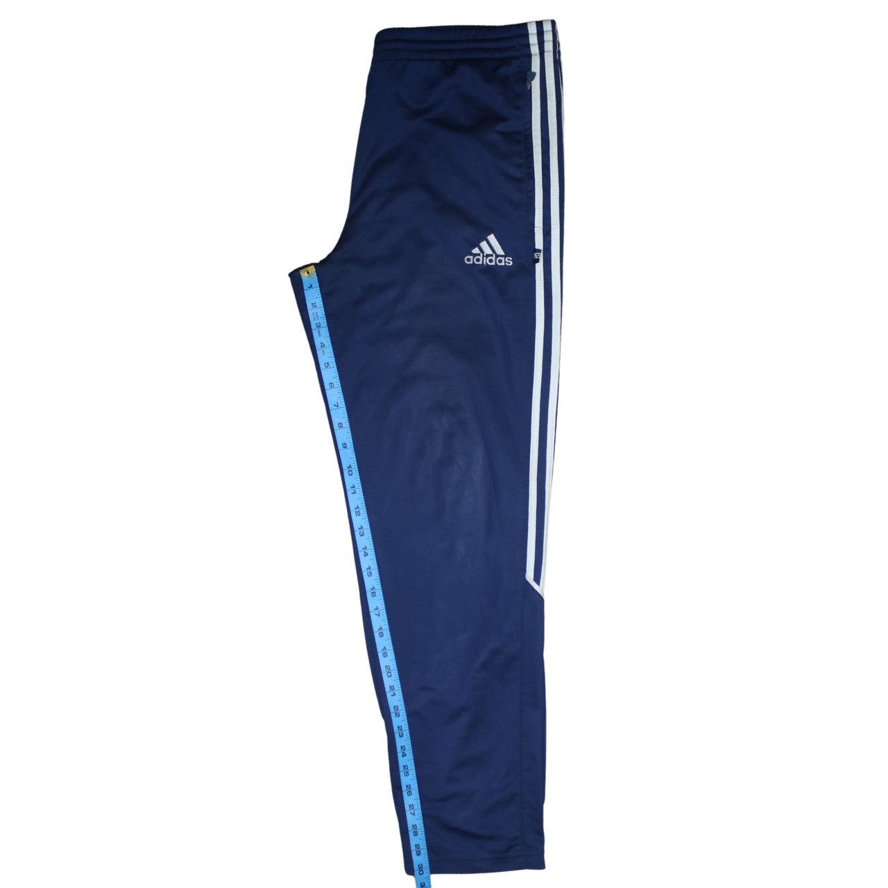 Adidas Men's Blue Track Pants Size M Regular Fit Activewear