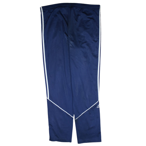 Adidas Men's Blue Track Pants Size M Regular Fit Activewear